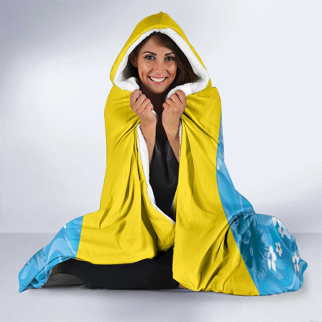 Saint Lucia Kings Cricket Hooded Blanket 2025 Go Beinspired Tropical Style - Wonder Print Shop