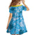 Custom Saint Lucia Kings Cricket Kid Short Sleeve Dress 2025 Go Beinspired Tropical Style - Wonder Print Shop