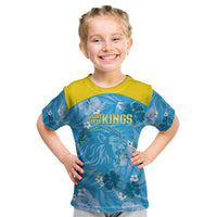 Custom Saint Lucia Kings Cricket Kid T Shirt 2025 Go Beinspired Tropical Style - Wonder Print Shop