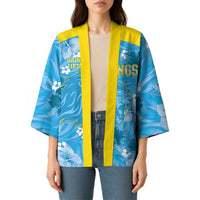 Custom Saint Lucia Kings Cricket Kimono 2025 Go Beinspired Tropical Style - Wonder Print Shop
