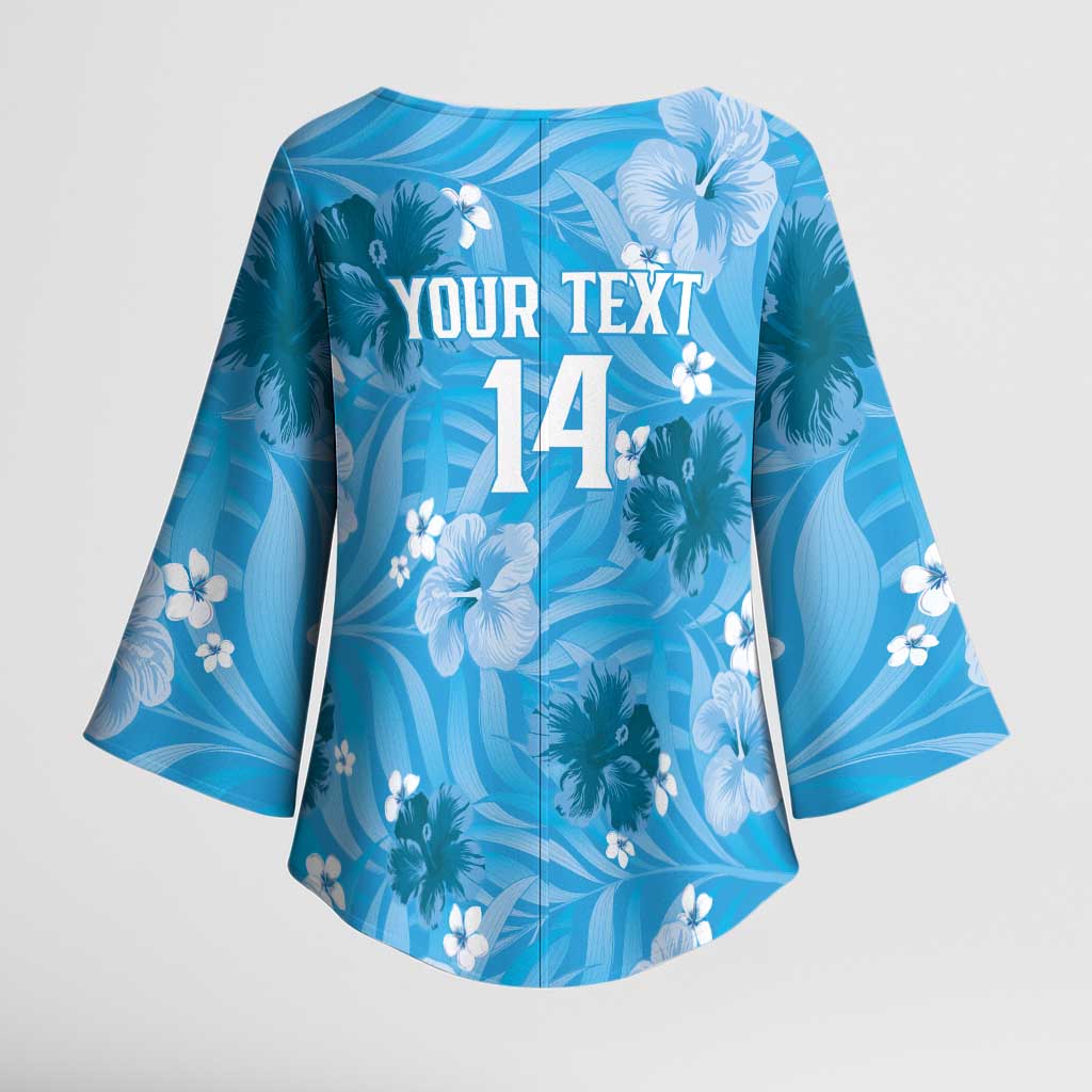 Custom Saint Lucia Kings Cricket Kimono Sleeve Blouse 2025 Go Beinspired Tropical Style - Wonder Print Shop