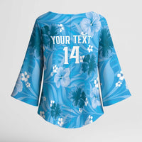 Custom Saint Lucia Kings Cricket Kimono Sleeve Blouse 2025 Go Beinspired Tropical Style - Wonder Print Shop