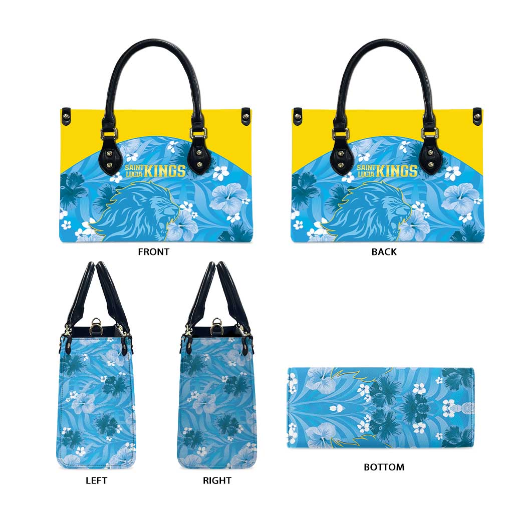 Saint Lucia Kings Cricket Leather Bag 2025 Go Beinspired Tropical Style - Wonder Print Shop