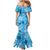 Custom Saint Lucia Kings Cricket Mermaid Dress 2025 Go Beinspired Tropical Style - Wonder Print Shop