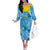 Custom Saint Lucia Kings Cricket Off The Shoulder Long Sleeve Dress 2025 Go Beinspired Tropical Style - Wonder Print Shop