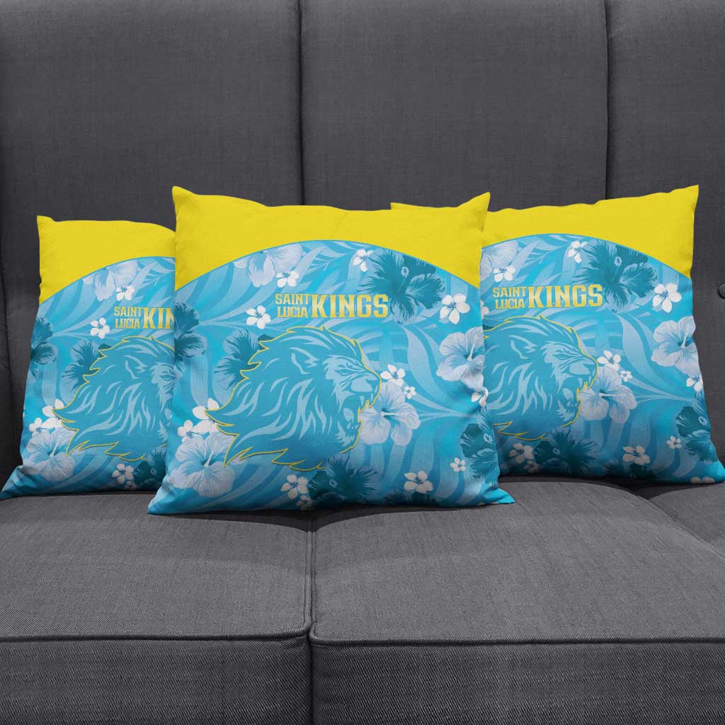 Saint Lucia Kings Cricket Pillow Cover 2025 Go Beinspired Tropical Style - Wonder Print Shop