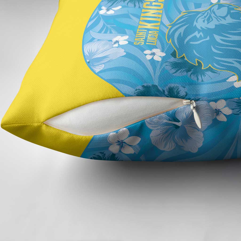 Saint Lucia Kings Cricket Pillow Cover 2025 Go Beinspired Tropical Style - Wonder Print Shop