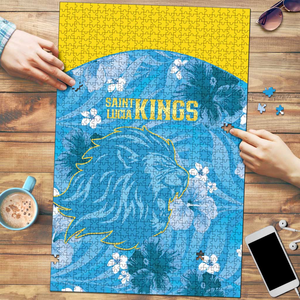 Saint Lucia Kings Cricket Puzzle 2025 Go Beinspired Tropical Style - Wonder Print Shop