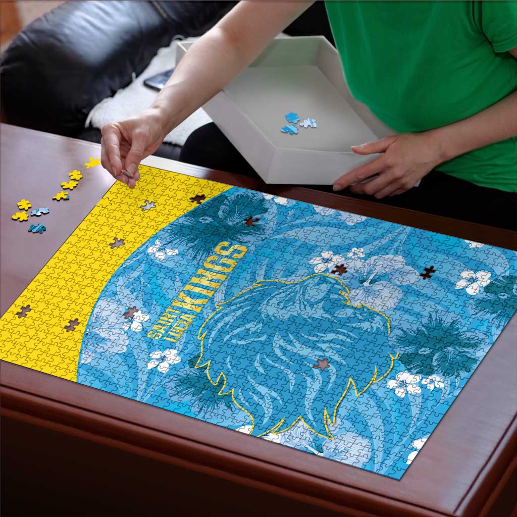 Saint Lucia Kings Cricket Puzzle 2025 Go Beinspired Tropical Style - Wonder Print Shop