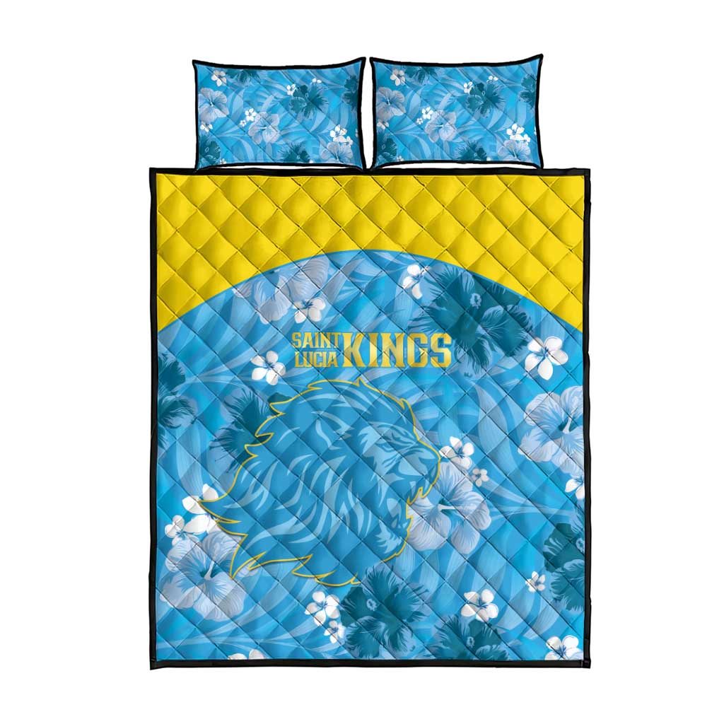 Saint Lucia Kings Cricket Quilt Bed Set 2025 Go Beinspired Tropical Style - Wonder Print Shop