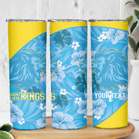 Custom Saint Lucia Kings Cricket Skinny Tumbler 2025 Go Beinspired Tropical Style - Wonder Print Shop