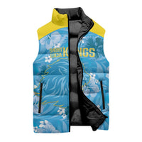 Custom Saint Lucia Kings Cricket Sleeveless Puffer Jacket 2025 Go Beinspired Tropical Style - Wonder Print Shop