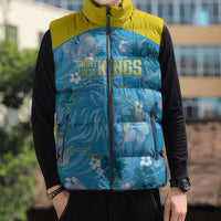 Custom Saint Lucia Kings Cricket Sleeveless Puffer Jacket 2025 Go Beinspired Tropical Style - Wonder Print Shop