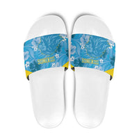 Saint Lucia Kings Cricket Slide Sandals 2025 Go Beinspired Tropical Style - Wonder Print Shop