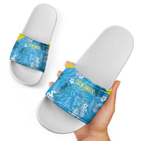 Saint Lucia Kings Cricket Slide Sandals 2025 Go Beinspired Tropical Style - Wonder Print Shop