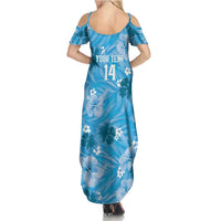Custom Saint Lucia Kings Cricket Summer Maxi Dress 2025 Go Beinspired Tropical Style - Wonder Print Shop