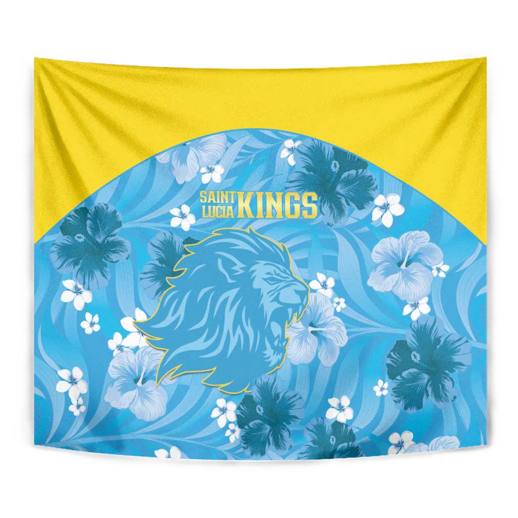 Saint Lucia Kings Cricket Tapestry 2025 Go Beinspired Tropical Style - Wonder Print Shop