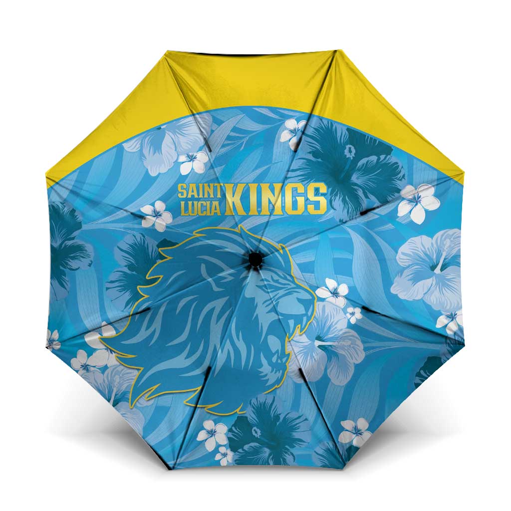 Saint Lucia Kings Cricket Umbrella 2025 Go Beinspired Tropical Style - Wonder Print Shop