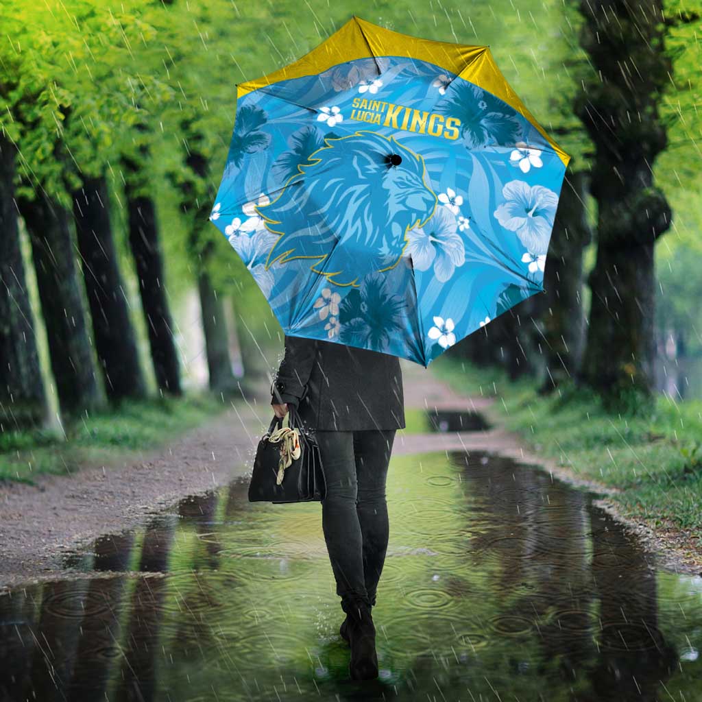 Saint Lucia Kings Cricket Umbrella 2025 Go Beinspired Tropical Style - Wonder Print Shop