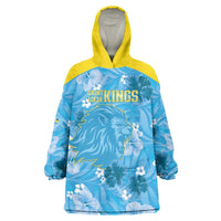 Custom Saint Lucia Kings Cricket Wearable Blanket Hoodie 2025 Go Beinspired Tropical Style - Wonder Print Shop