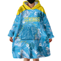 Custom Saint Lucia Kings Cricket Wearable Blanket Hoodie 2025 Go Beinspired Tropical Style - Wonder Print Shop