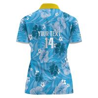 Custom Saint Lucia Kings Cricket Women Polo Shirt 2025 Go Beinspired Tropical Style - Wonder Print Shop