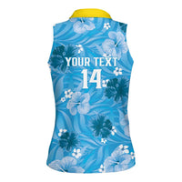 Custom Saint Lucia Kings Cricket Women Sleeveless Polo Shirt 2025 Go Beinspired Tropical Style - Wonder Print Shop