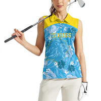 Custom Saint Lucia Kings Cricket Women Sleeveless Polo Shirt 2025 Go Beinspired Tropical Style - Wonder Print Shop