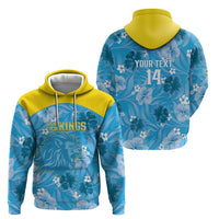 Custom Saint Lucia Kings Cricket Zip Hoodie 2025 Go Beinspired Tropical Style - Wonder Print Shop