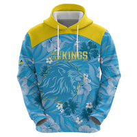 Custom Saint Lucia Kings Cricket Zip Hoodie 2025 Go Beinspired Tropical Style - Wonder Print Shop