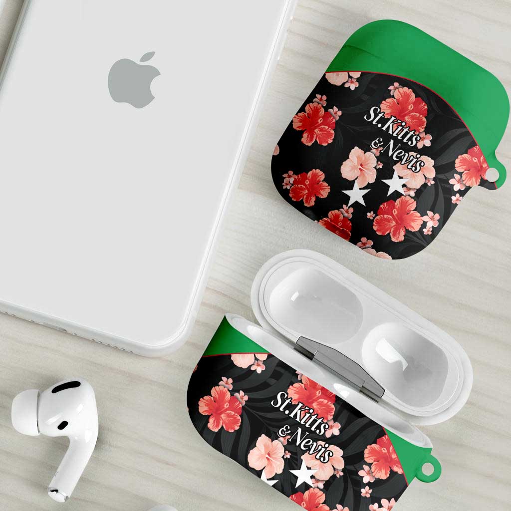 Saint Kitts and Nevis Cricket AirPods Case 2025 Go Patriots Tropical Style - Wonder Print Shop