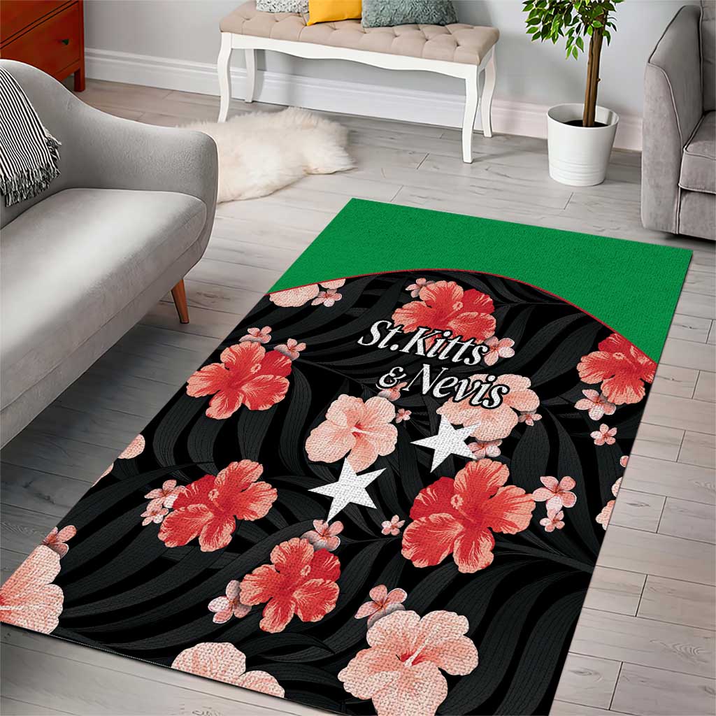 Saint Kitts and Nevis Cricket Area Rug 2025 Go Patriots Tropical Style - Wonder Print Shop