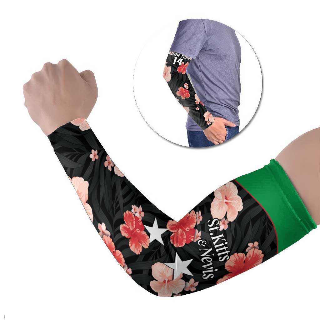 Saint Kitts and Nevis Cricket Arm Sleeves 2025 Go Patriots Tropical Style - Wonder Print Shop