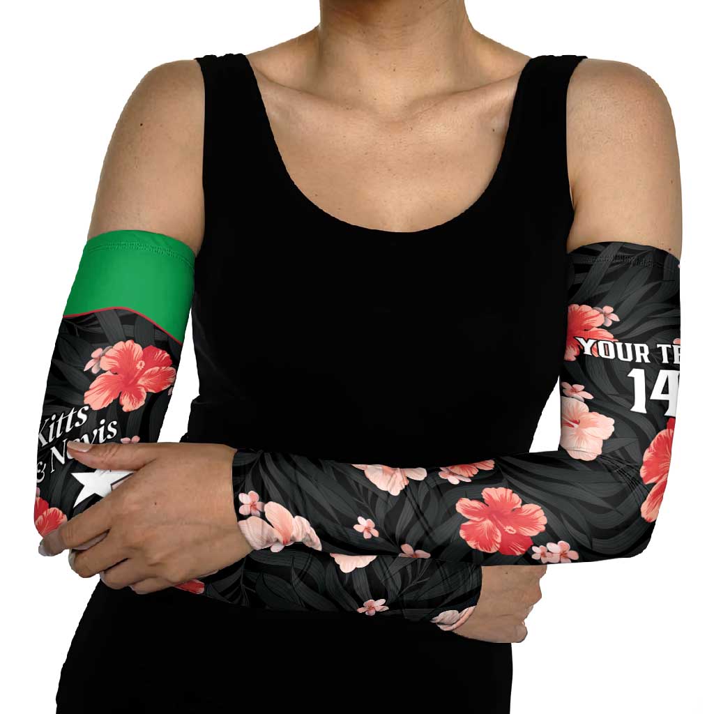 Saint Kitts and Nevis Cricket Arm Sleeves 2025 Go Patriots Tropical Style - Wonder Print Shop