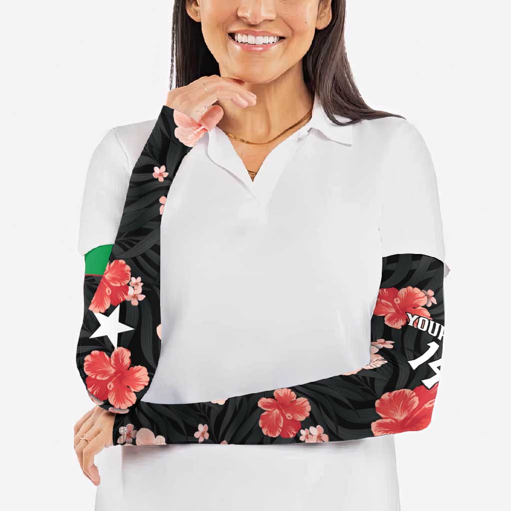 Saint Kitts and Nevis Cricket Arm Sleeves 2025 Go Patriots Tropical Style - Wonder Print Shop