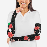 Saint Kitts and Nevis Cricket Arm Sleeves 2025 Go Patriots Tropical Style - Wonder Print Shop