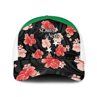 Saint Kitts and Nevis Cricket Baseball Net Cap 2025 Go Patriots Tropical Style - Wonder Print Shop