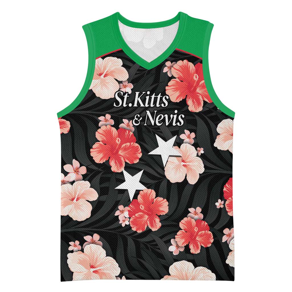 Custom Saint Kitts and Nevis Cricket Basketball Jersey 2025 Go Patriots Tropical Style - Wonder Print Shop