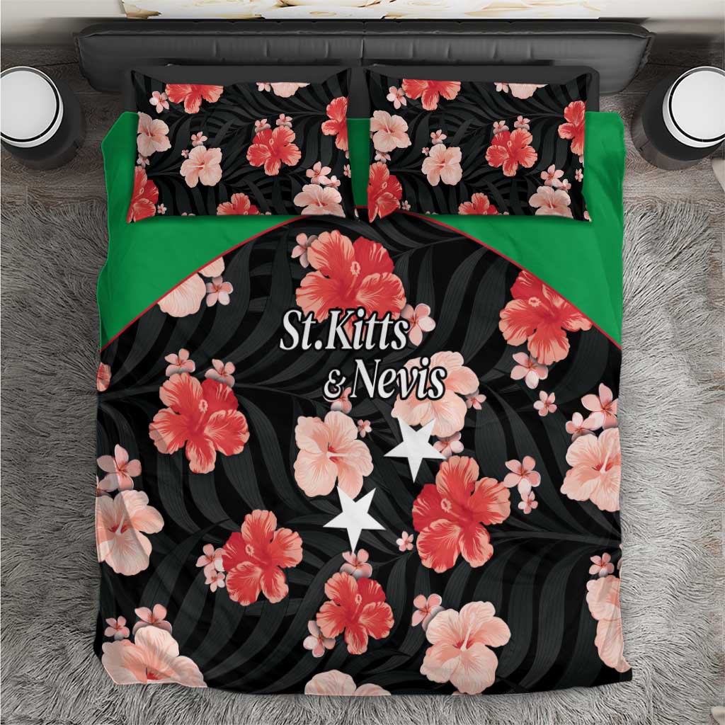Saint Kitts and Nevis Cricket Bedding Set 2025 Go Patriots Tropical Style - Wonder Print Shop