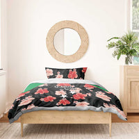 Saint Kitts and Nevis Cricket Bedding Set 2025 Go Patriots Tropical Style - Wonder Print Shop