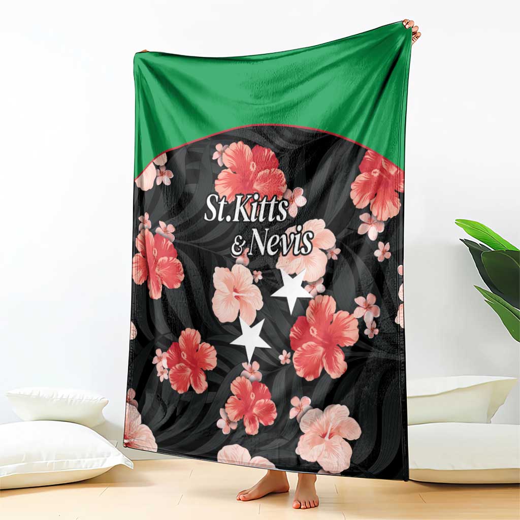 Saint Kitts and Nevis Cricket Blanket 2025 Go Patriots Tropical Style - Wonder Print Shop