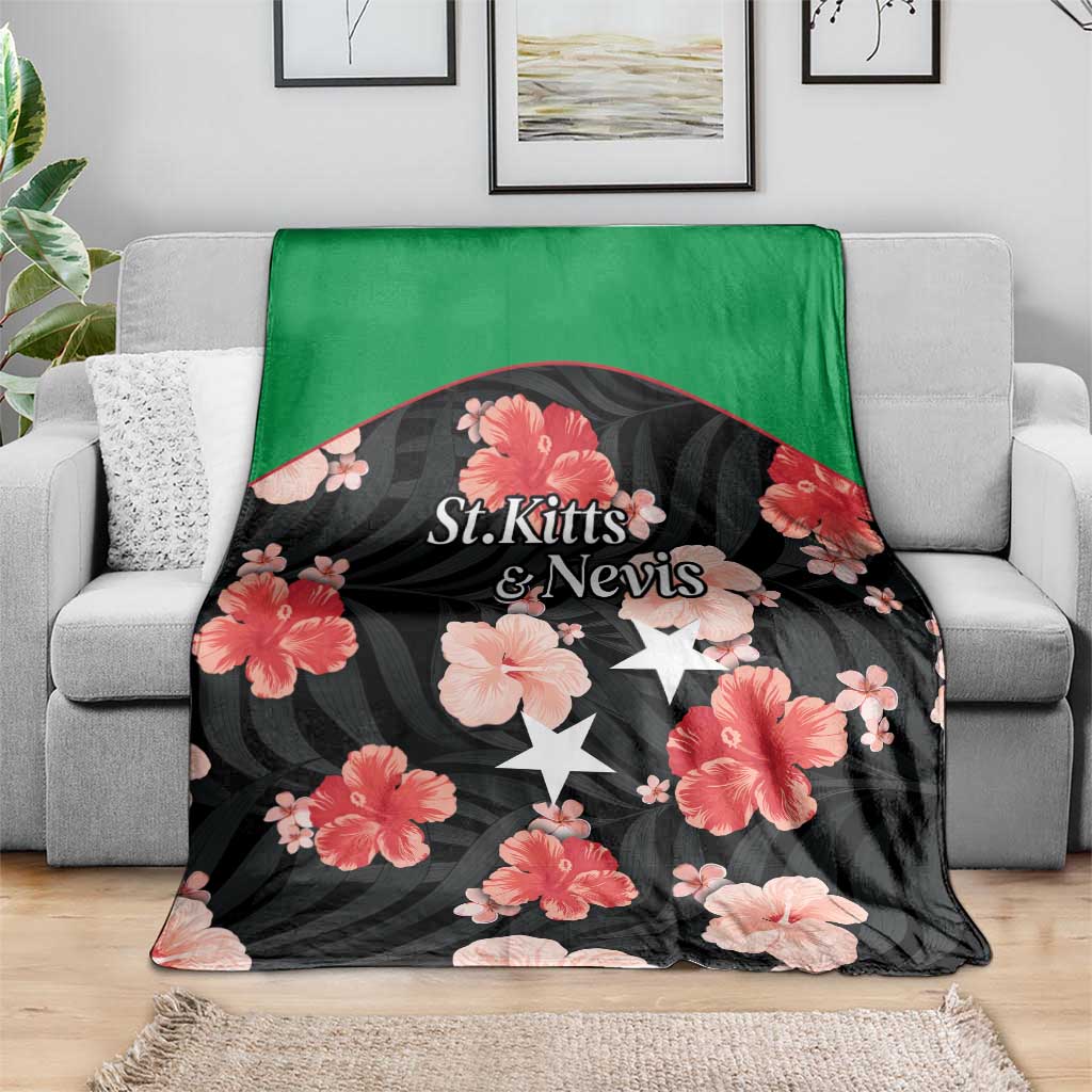 Saint Kitts and Nevis Cricket Blanket 2025 Go Patriots Tropical Style - Wonder Print Shop