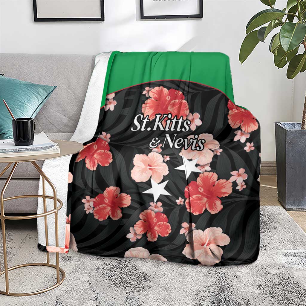 Saint Kitts and Nevis Cricket Blanket 2025 Go Patriots Tropical Style - Wonder Print Shop