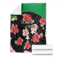 Saint Kitts and Nevis Cricket Blanket 2025 Go Patriots Tropical Style - Wonder Print Shop