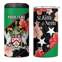 Custom Saint Kitts and Nevis Cricket 4 in 1 Can Cooler Tumbler 2025 Go Patriots Tropical Style - Wonder Print Shop