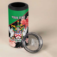 Custom Saint Kitts and Nevis Cricket 4 in 1 Can Cooler Tumbler 2025 Go Patriots Tropical Style - Wonder Print Shop