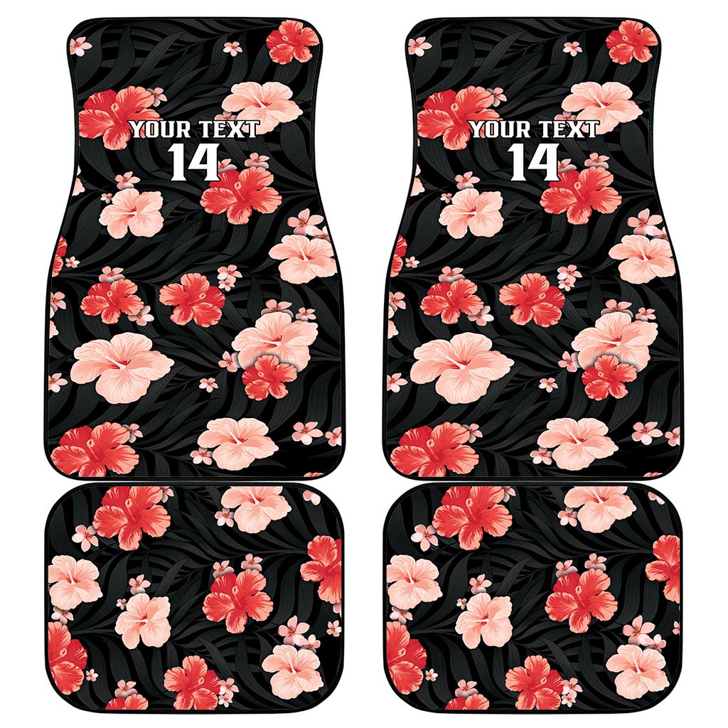 Saint Kitts and Nevis Cricket Car Mats 2025 Go Patriots Tropical Style - Wonder Print Shop