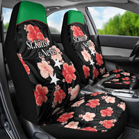Saint Kitts and Nevis Cricket Car Seat Cover 2025 Go Patriots Tropical Style - Wonder Print Shop