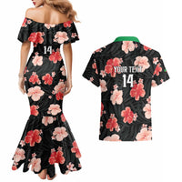 Custom Saint Kitts and Nevis Cricket Couples Matching Mermaid Dress and Hawaiian Shirt 2025 Go Patriots Tropical Style - Wonder Print Shop