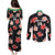 Custom Saint Kitts and Nevis Cricket Couples Matching Puletasi and Long Sleeve Button Shirt 2025 Go Patriots Tropical Style - Wonder Print Shop